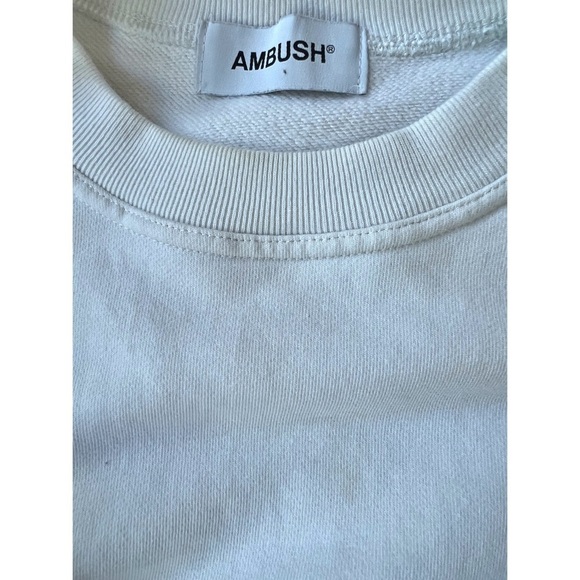 /19 Ambush A Mortal With The Potential Of A Super Human Crewneck Sweatshirt Sz 3 - Picture 3 of 8